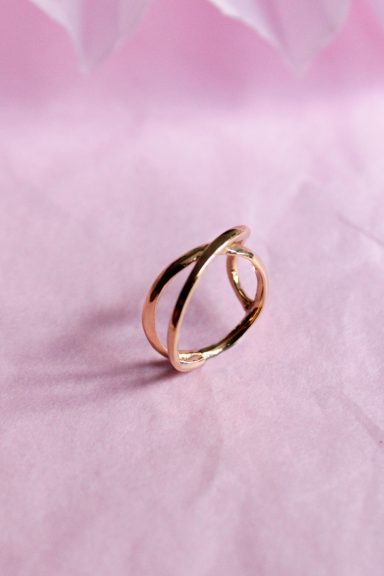 Anillo con forma de infinito Anillo con forma de infinito